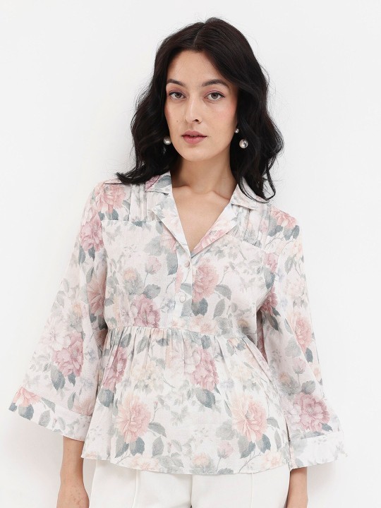 Women’s Floral Print Crop Top