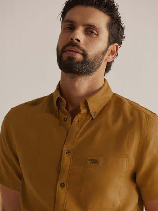 Men’s Linen Short Sleeve Shirt