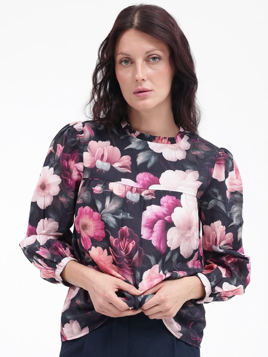 Women’s Floral Print Crop Top