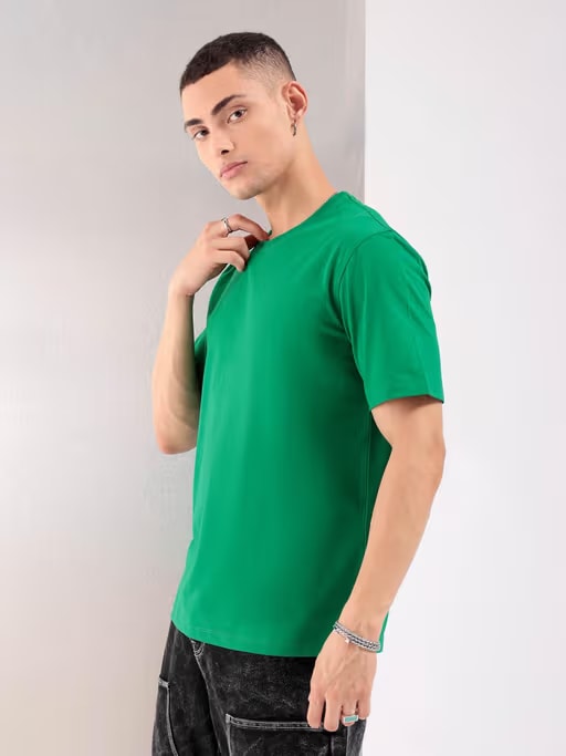 Men’s Plain Crew Neck T-Shirt