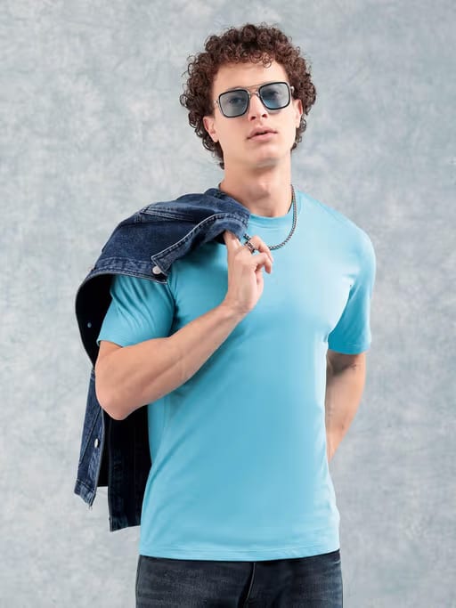 Men’s Plain Crew Neck T-Shirt