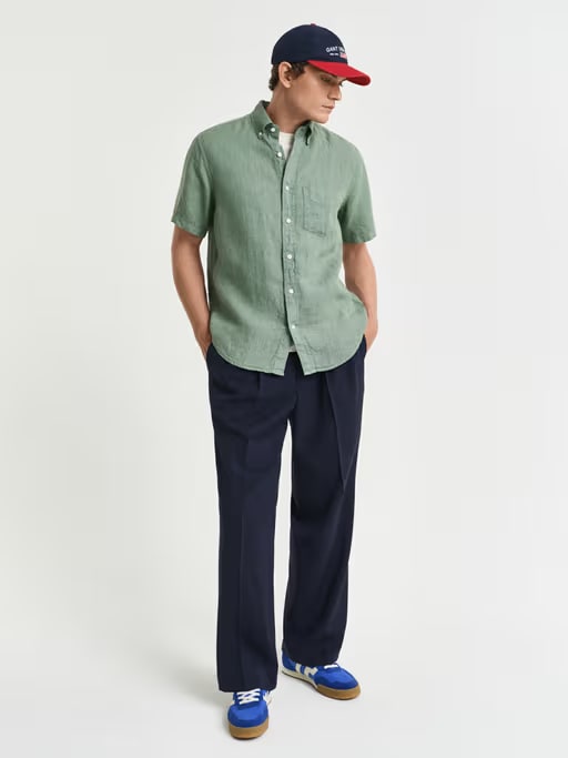 Men’s Linen Short Sleeve Shirt