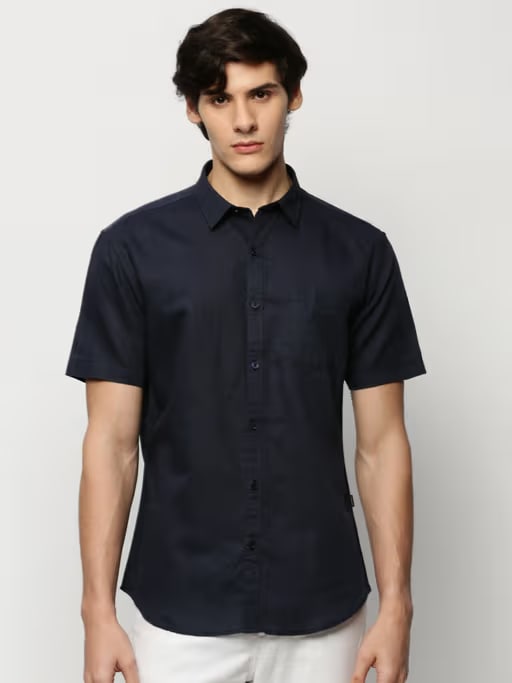 Men’s Linen Short Sleeve Shirt