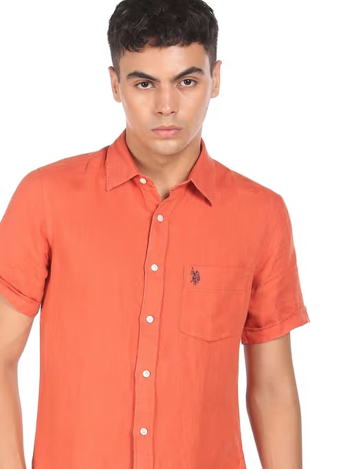 Men’s Linen Short Sleeve Shirt